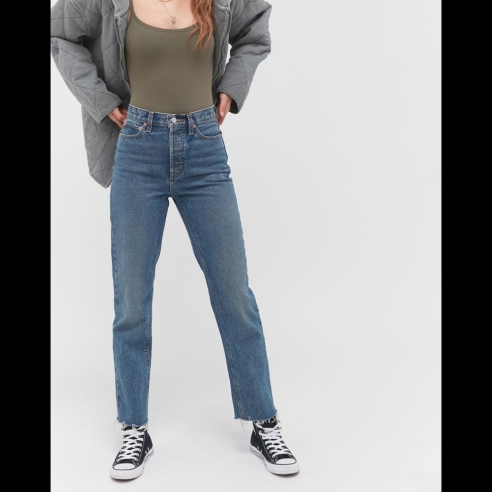BDG slim straight jeans